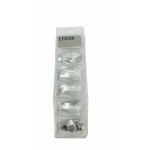 Ikea Lyrisk Lamp Dangling Glass Crystals - 5 in pack